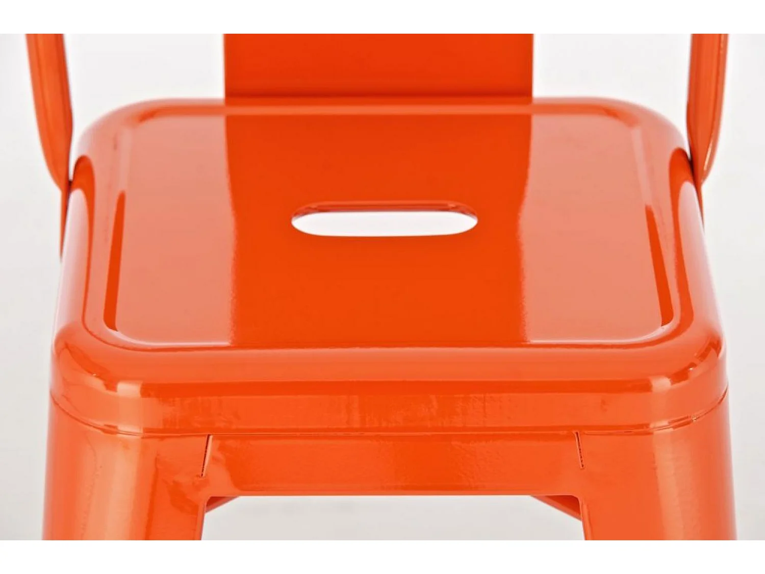 Tabouret de bar - Métal & Métal - Orange - Mason