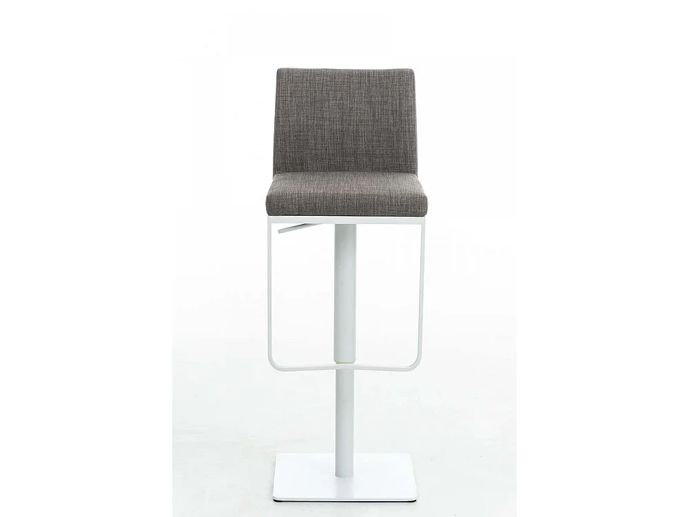 Sgabello da bar - Tessuto & bianco - grigio - Panama
