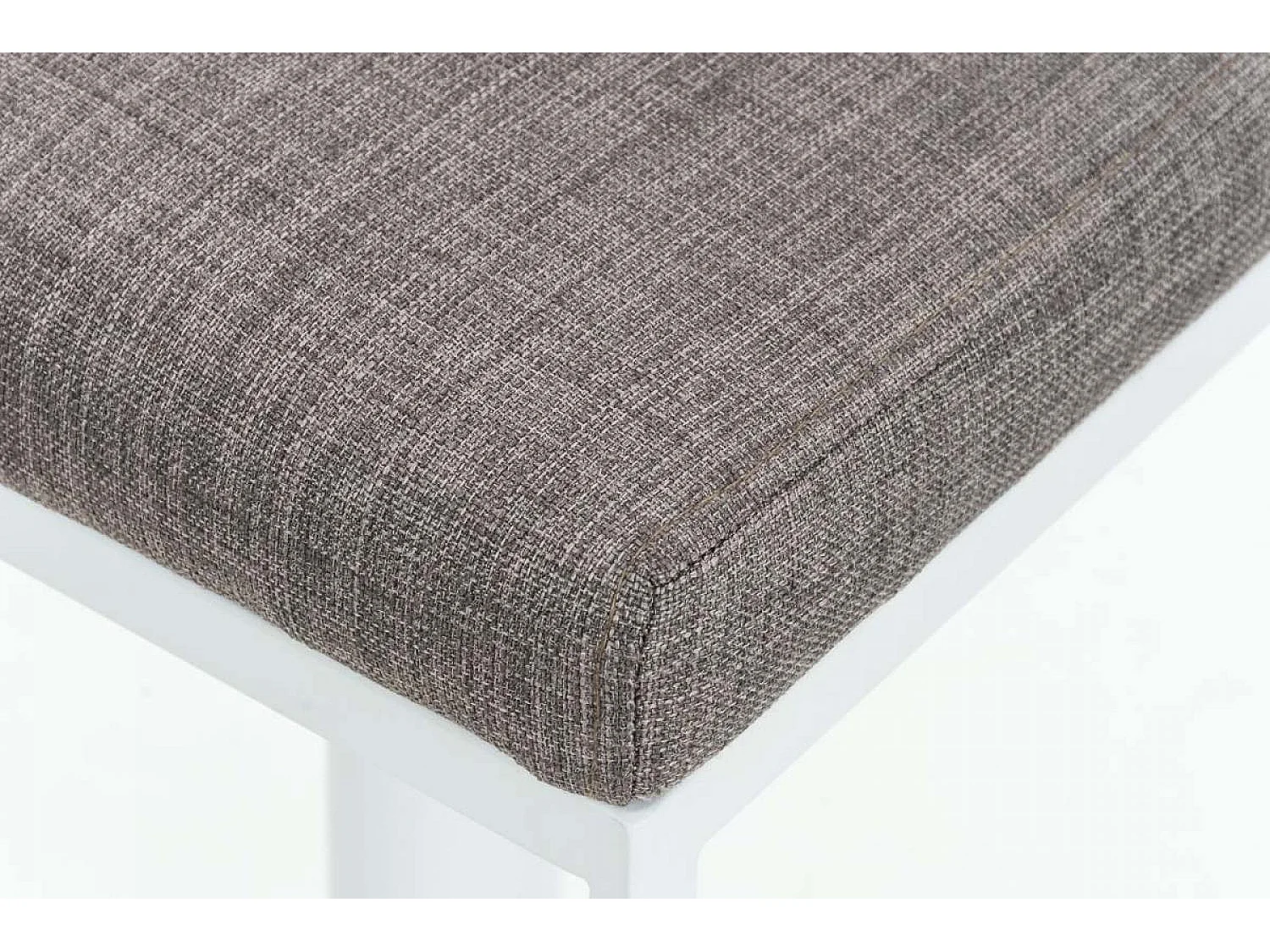 Sgabello da bar - Tessuto & bianco - grigio - Panama