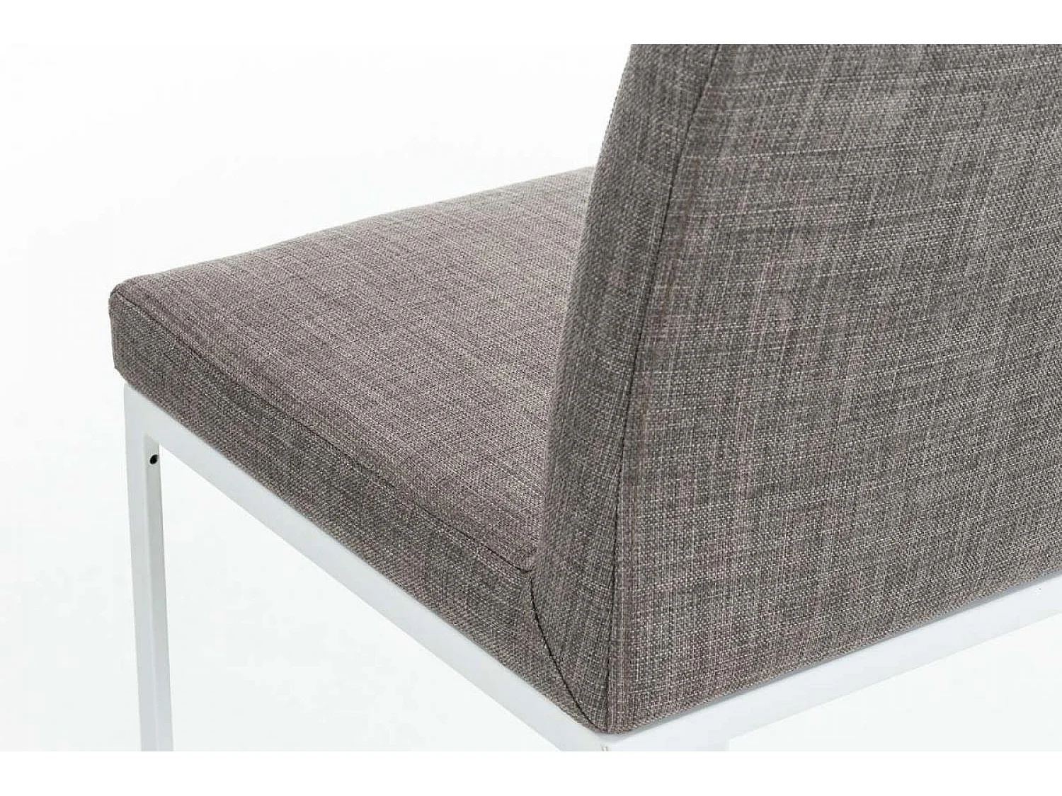 Sgabello da bar - Tessuto & bianco - grigio - Panama