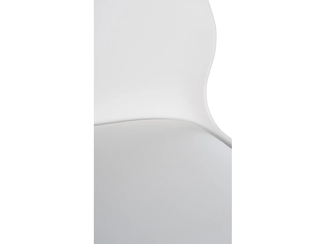 Tabouret de bar - Plastique - Blanc - Gilbert