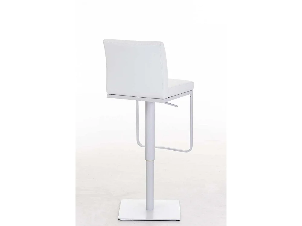 Tabouret de bar - Similicuir & Blanc - Blanc - Panama