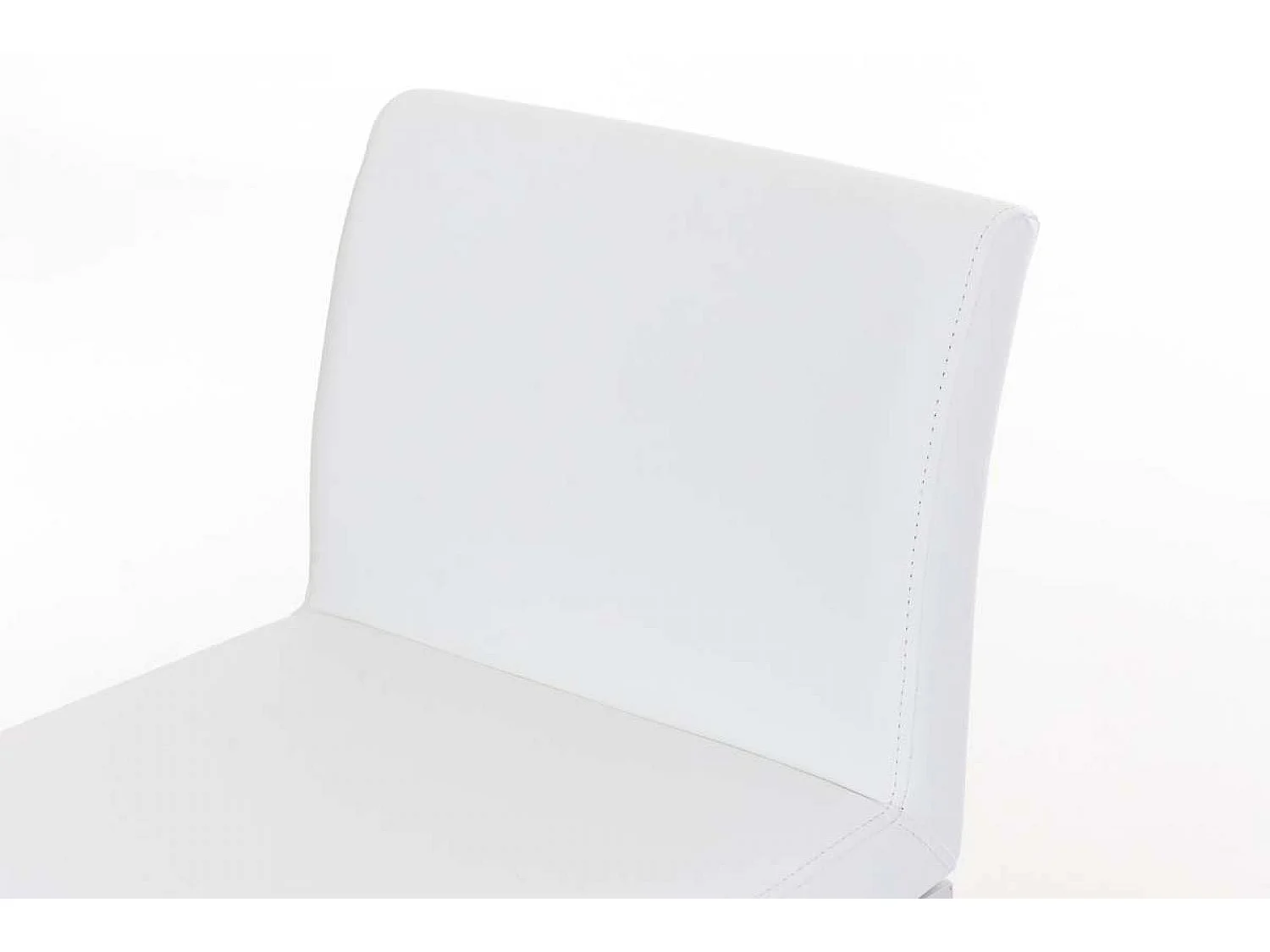 Tabouret de bar - Similicuir & Blanc - Blanc - Panama