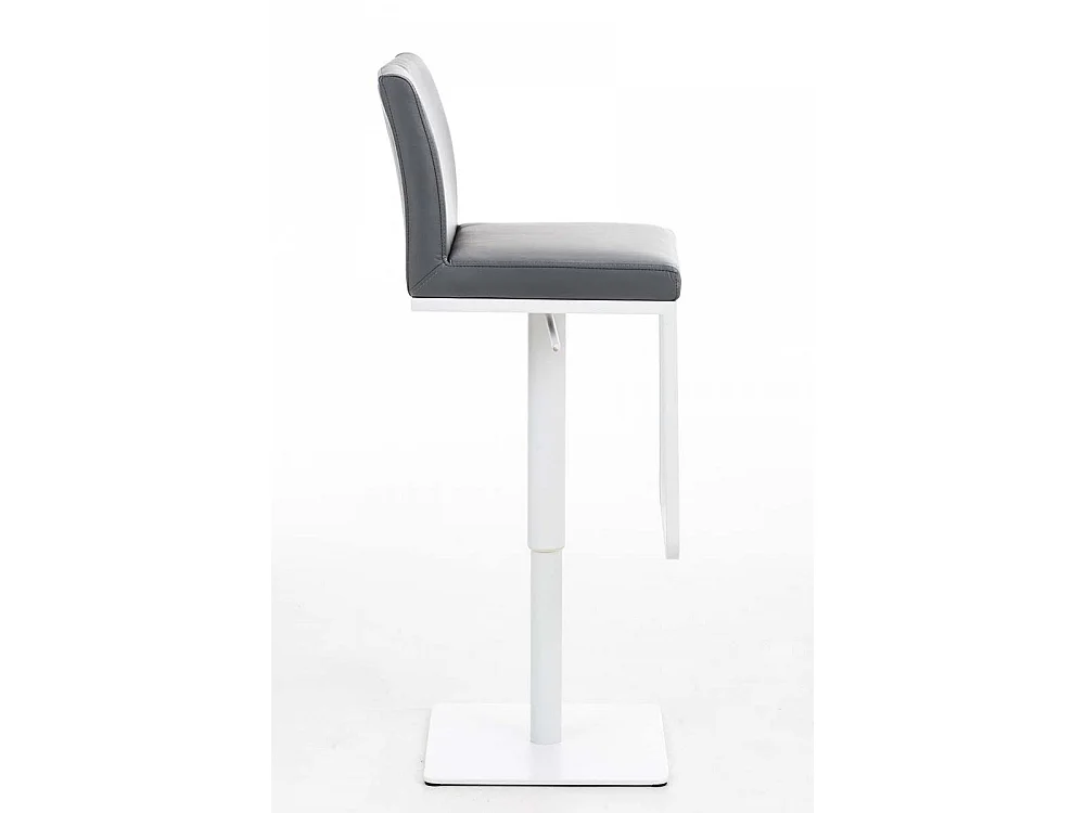 Lot de 2  Tabouret de bar - Similicuir & Blanc - Gris - Panama