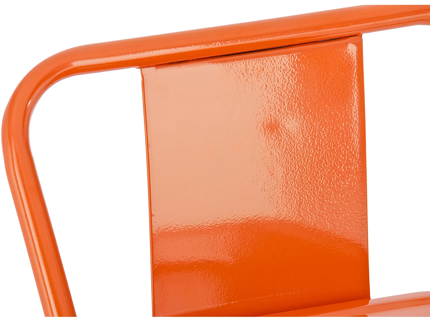 4er Set Barhocker - Metall & Metall - orange - Mason