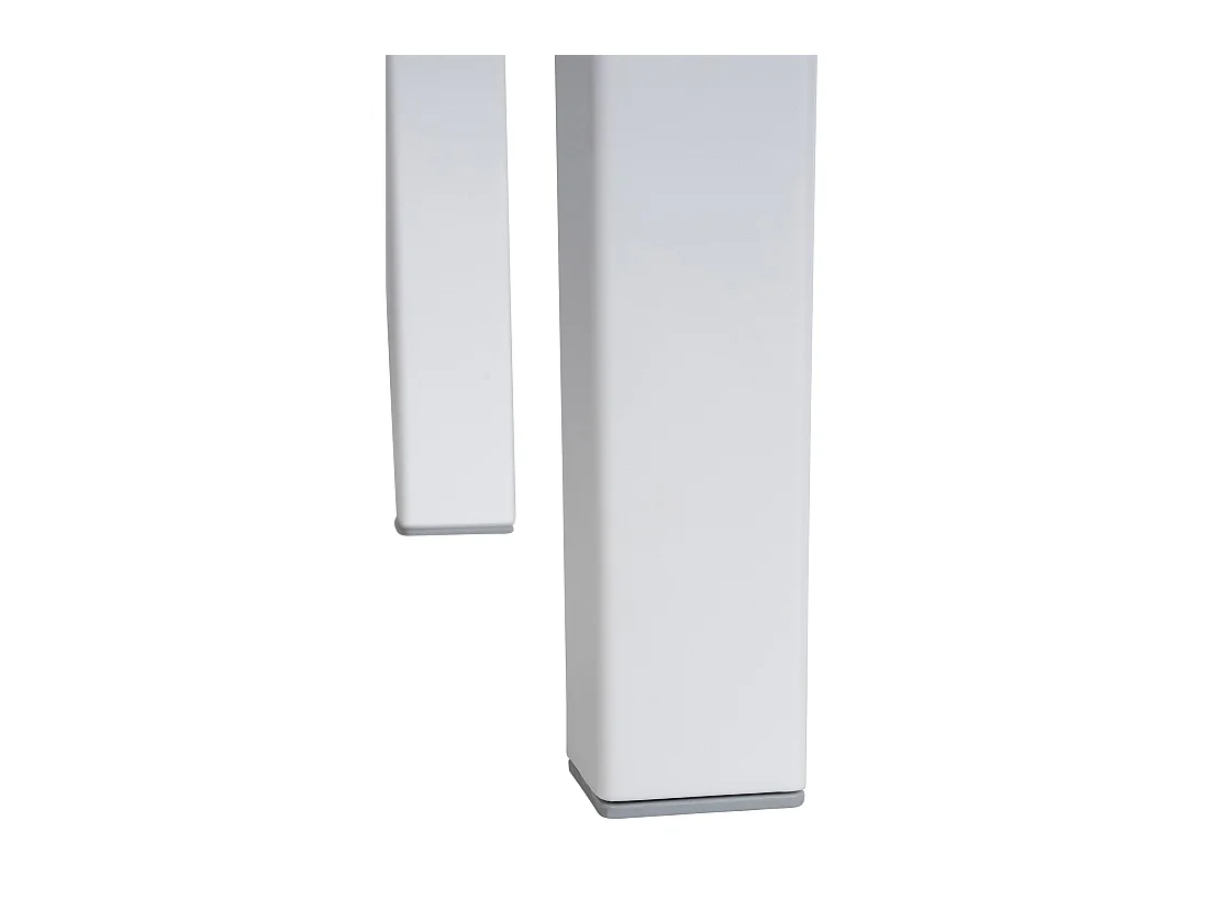 Tavolino - angolare - Plastica - 45 x 45 cm - bianco - Ocean