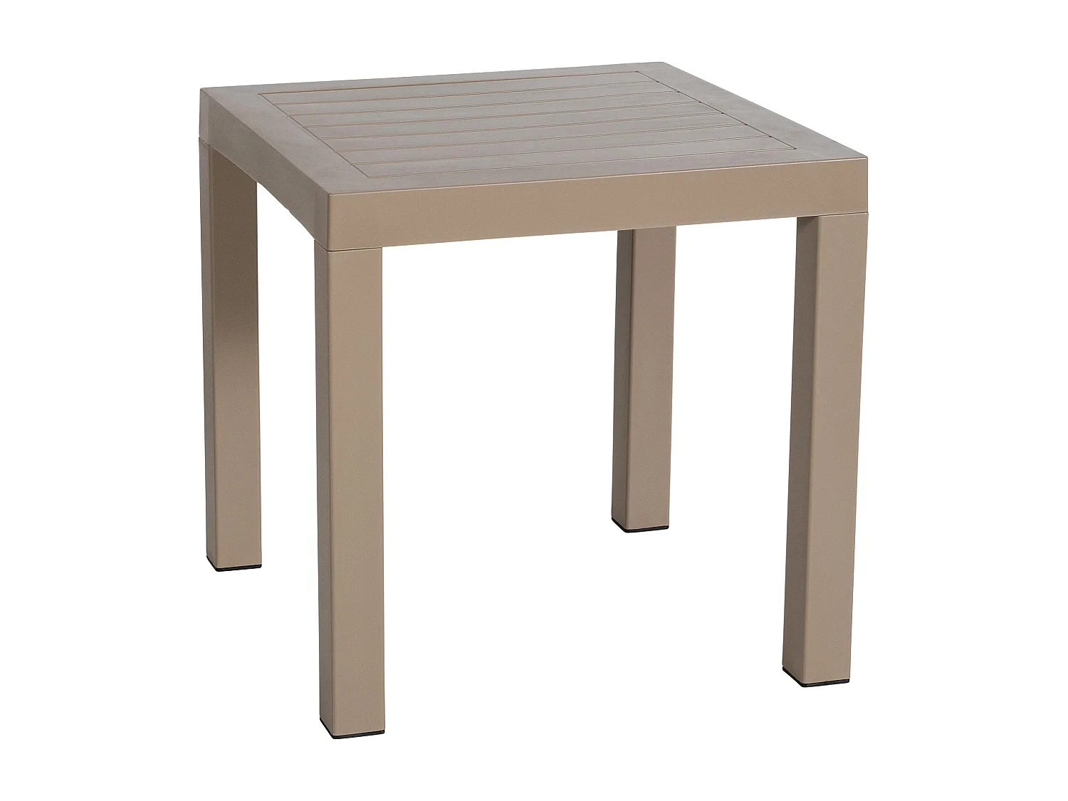 Table d'appoint - eckig - Plastique - 45 x 45cm - Taupe - Ocean