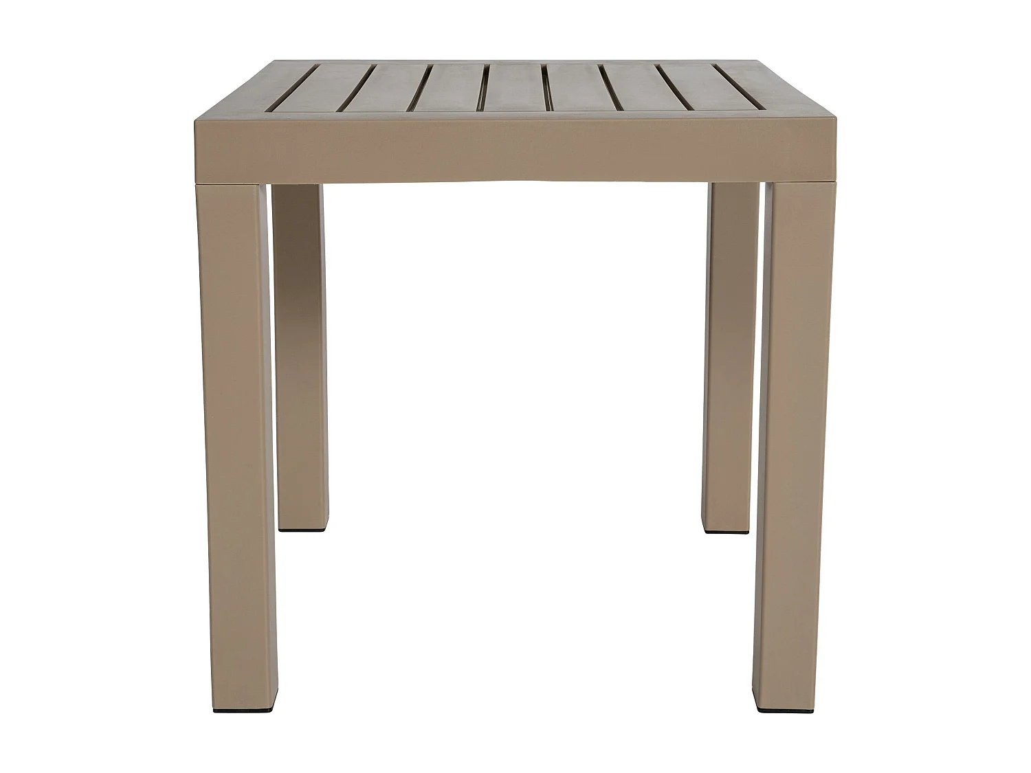 Table d'appoint - eckig - Plastique - 45 x 45cm - Taupe - Ocean