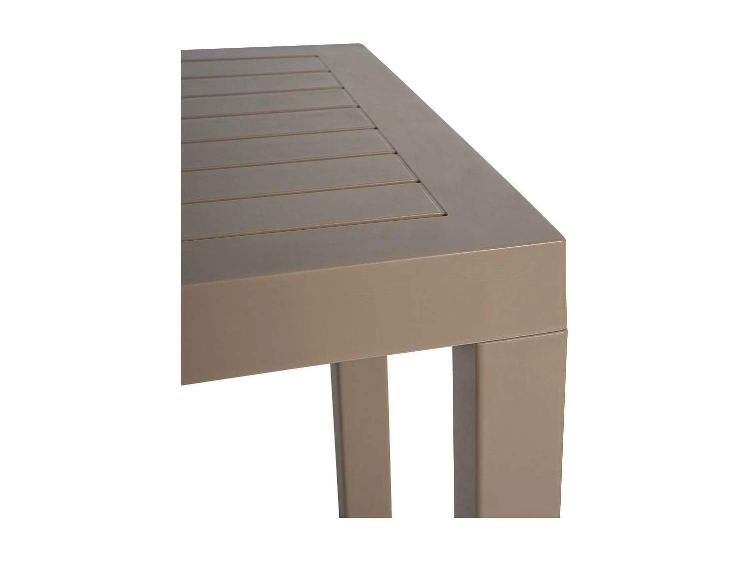 Table d'appoint - eckig - Plastique - 45 x 45cm - Taupe - Ocean