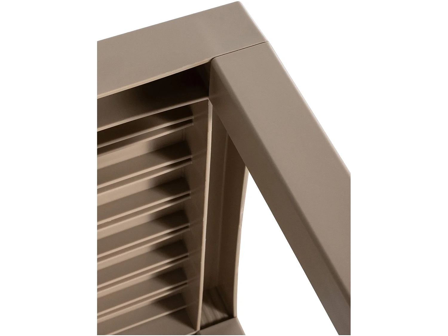 Table d'appoint - eckig - Plastique - 45 x 45cm - Taupe - Ocean