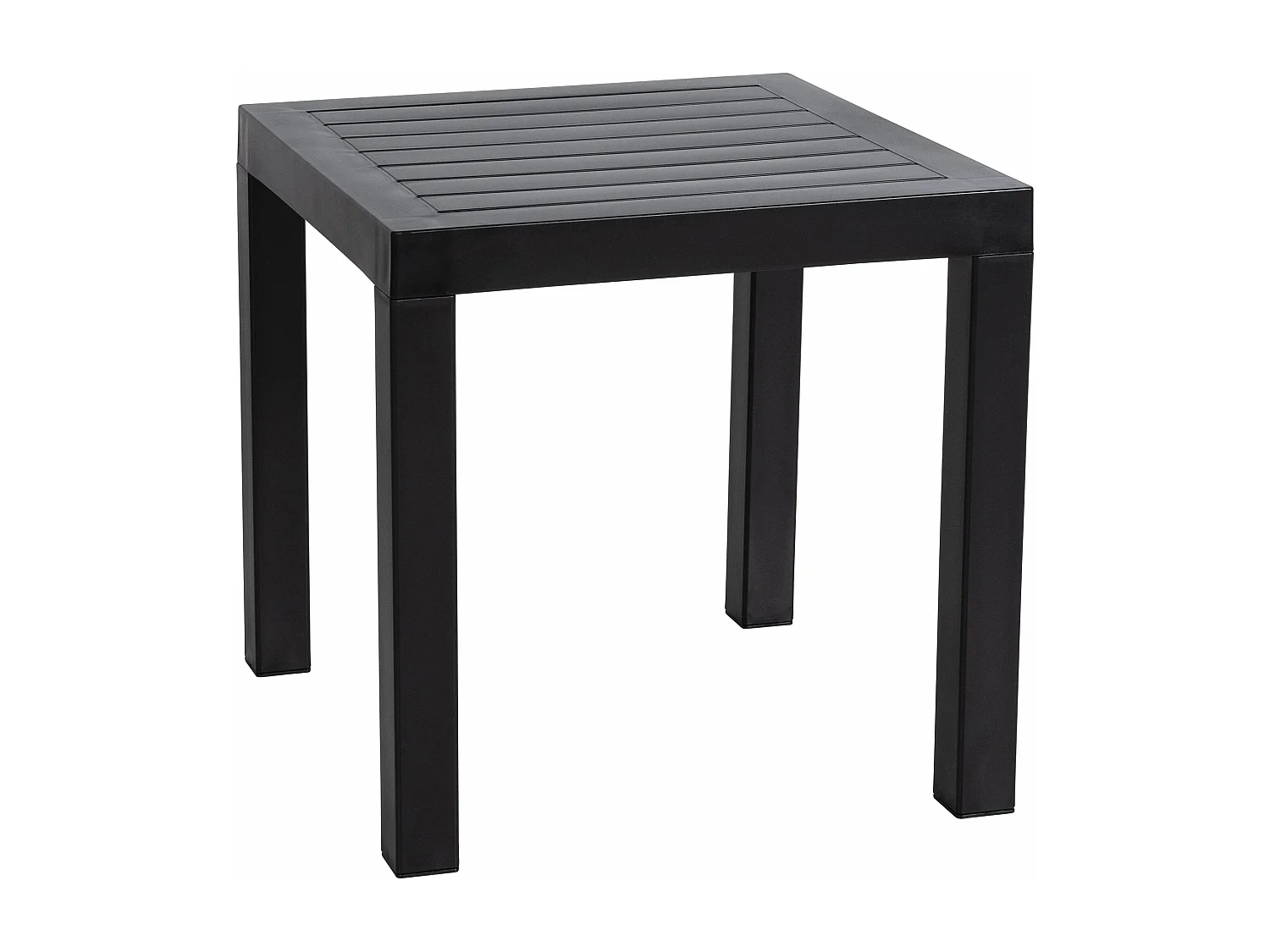 Table d'appoint - eckig - Plastique - 45 x 45cm - Noir - Ocean