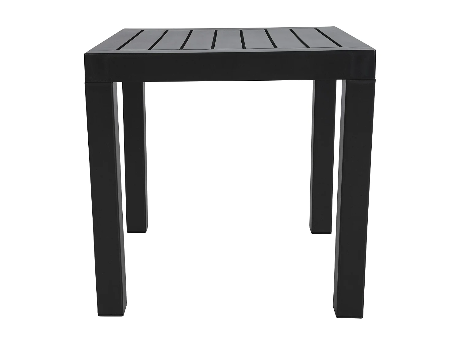 Table d'appoint - eckig - Plastique - 45 x 45cm - Noir - Ocean