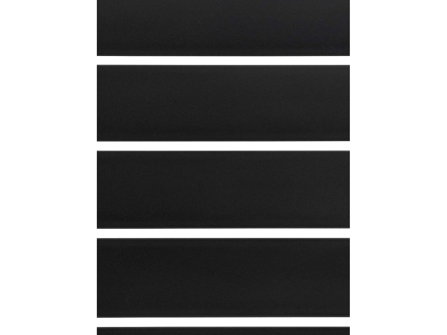 Table d'appoint - eckig - Plastique - 45 x 45cm - Noir - Ocean