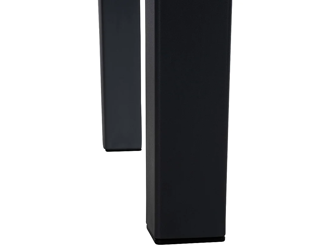 Table d'appoint - eckig - Plastique - 45 x 45cm - Noir - Ocean