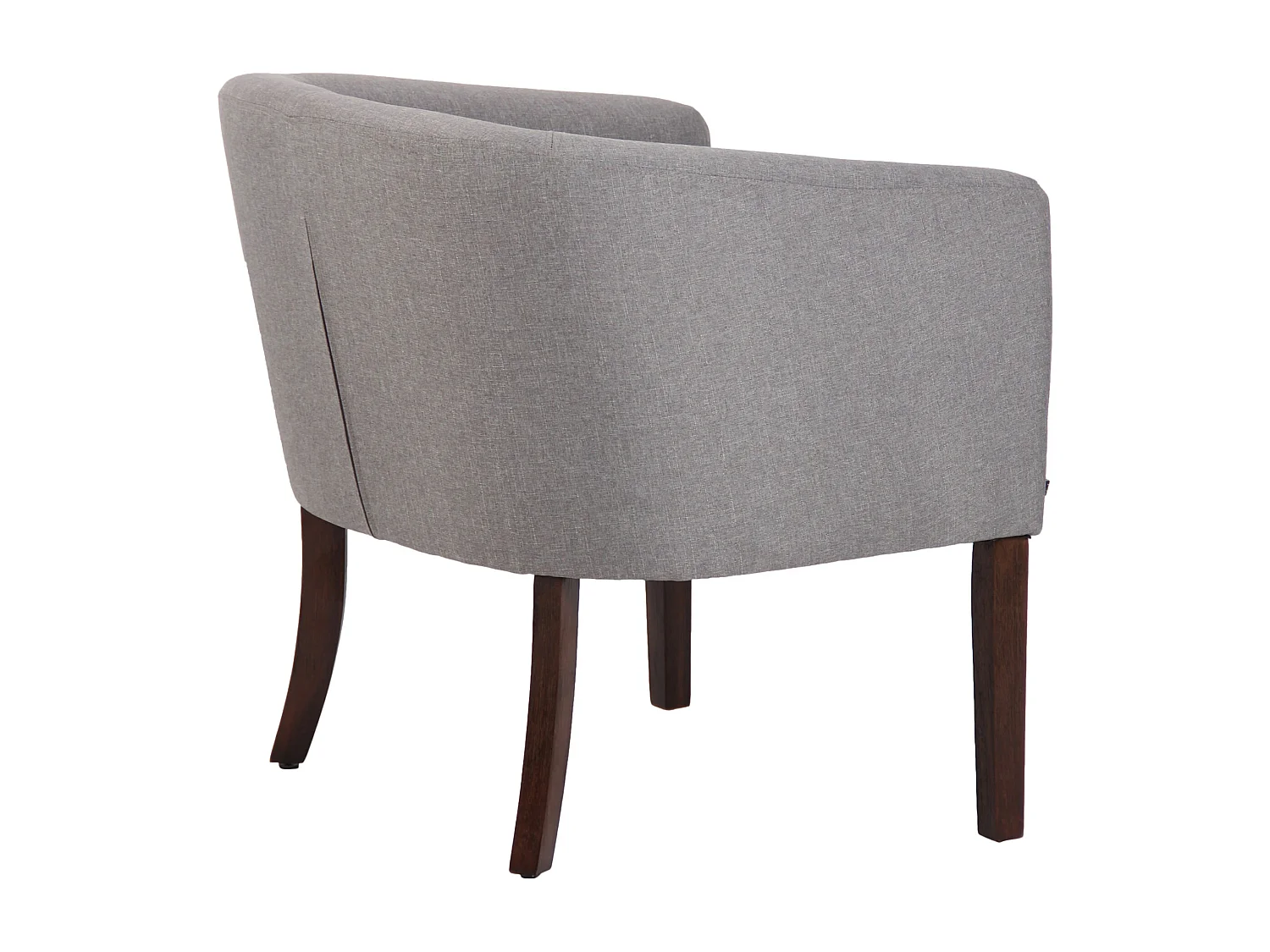 Fauteuil - Tissu & Bois - Gris - Nemea