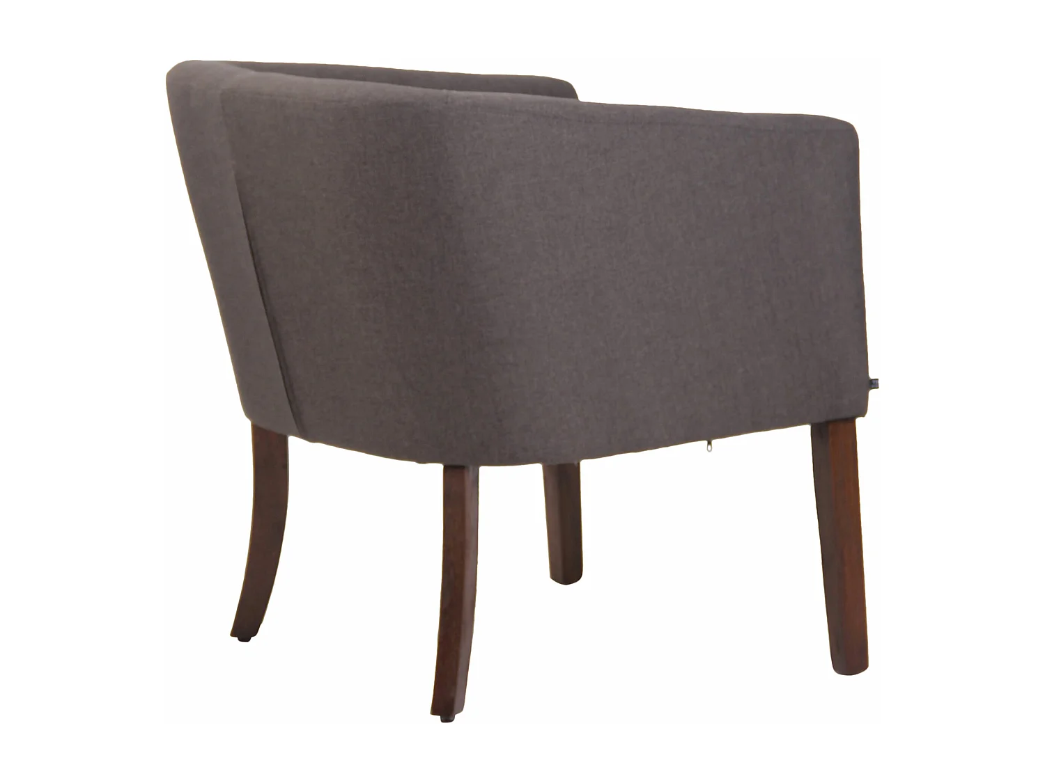 Fauteuil - Tissu & Bois - Gris foncé - Nemea
