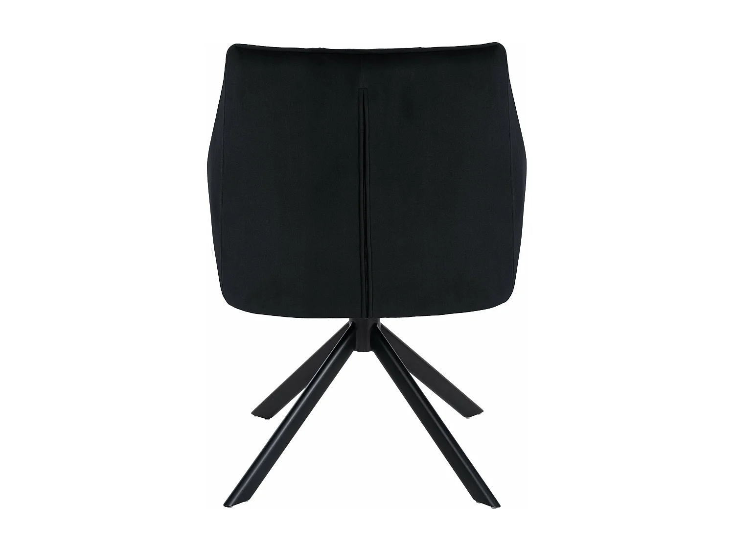 chaises avec accoudoirs - Velours & Noir - Noir - Swing