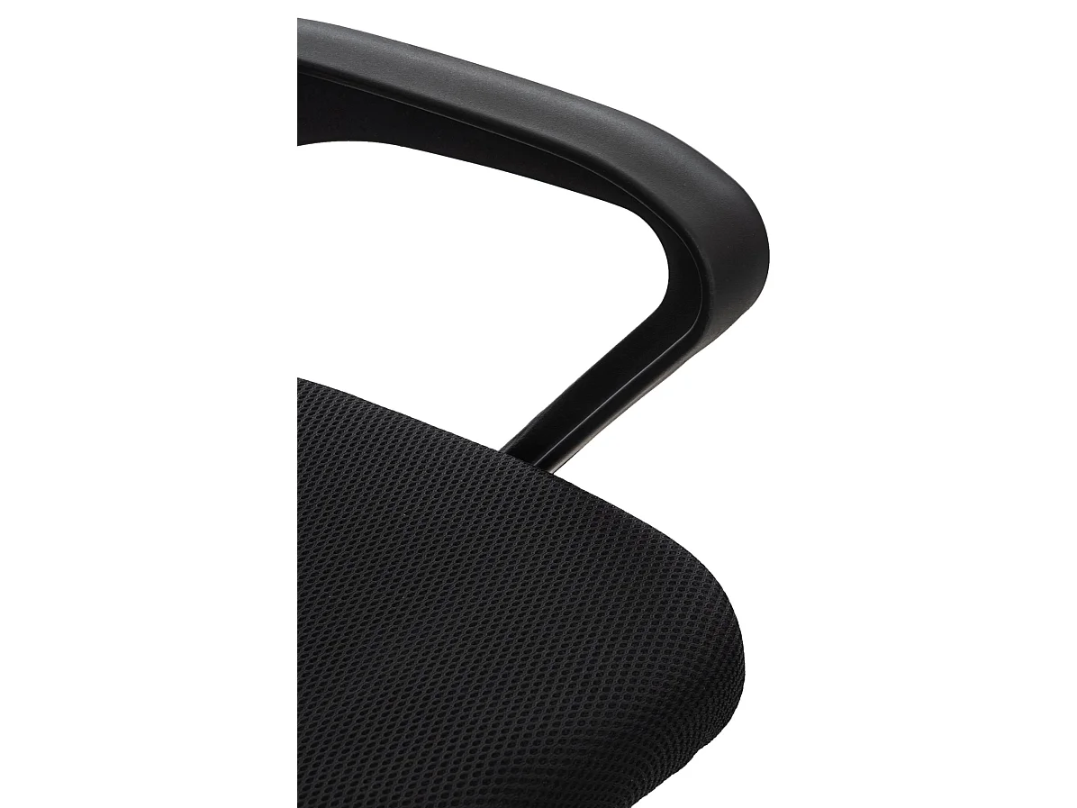 Chaise de bureau - Microfibre & Plastique - Noir - Auburn