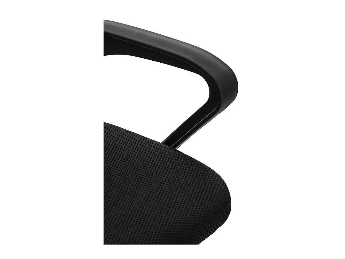 Bureaustoel - Microfiber & Kunststof - zwart - Auburn