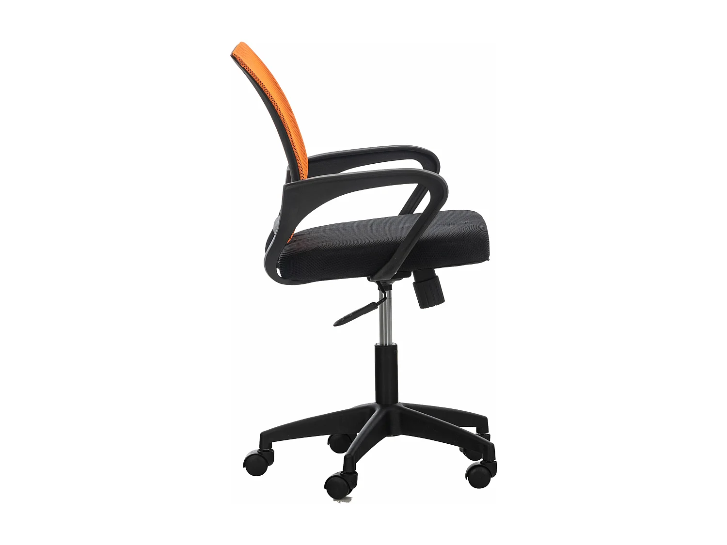 Chaise de bureau - Microfibre & Plastique - Orange - Auburn
