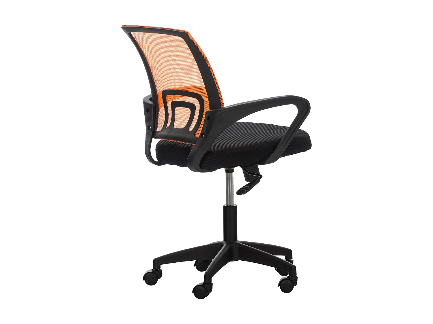 Chaise de bureau - Microfibre & Plastique - Orange - Auburn
