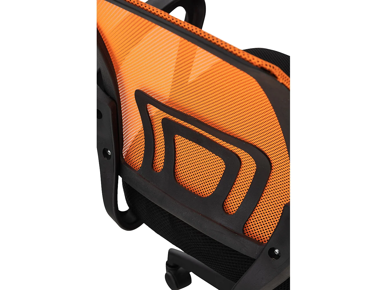 Chaise de bureau - Microfibre & Plastique - Orange - Auburn