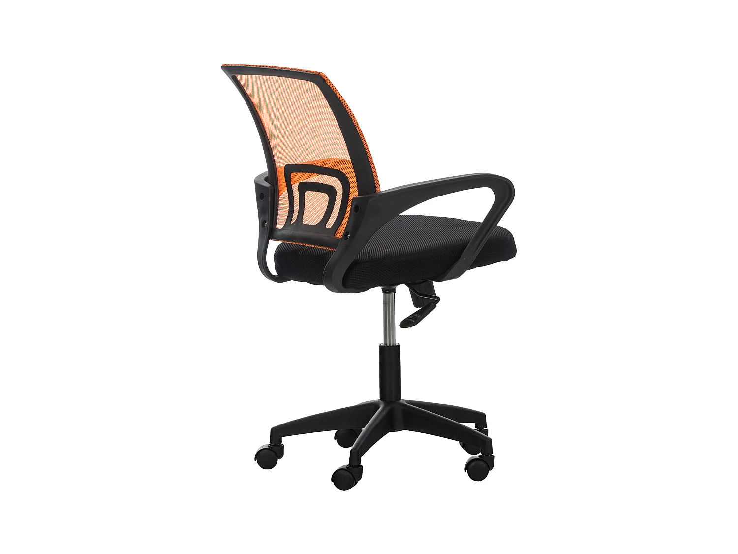 Chaise de bureau - Microfibre & Plastique - Orange - Auburn