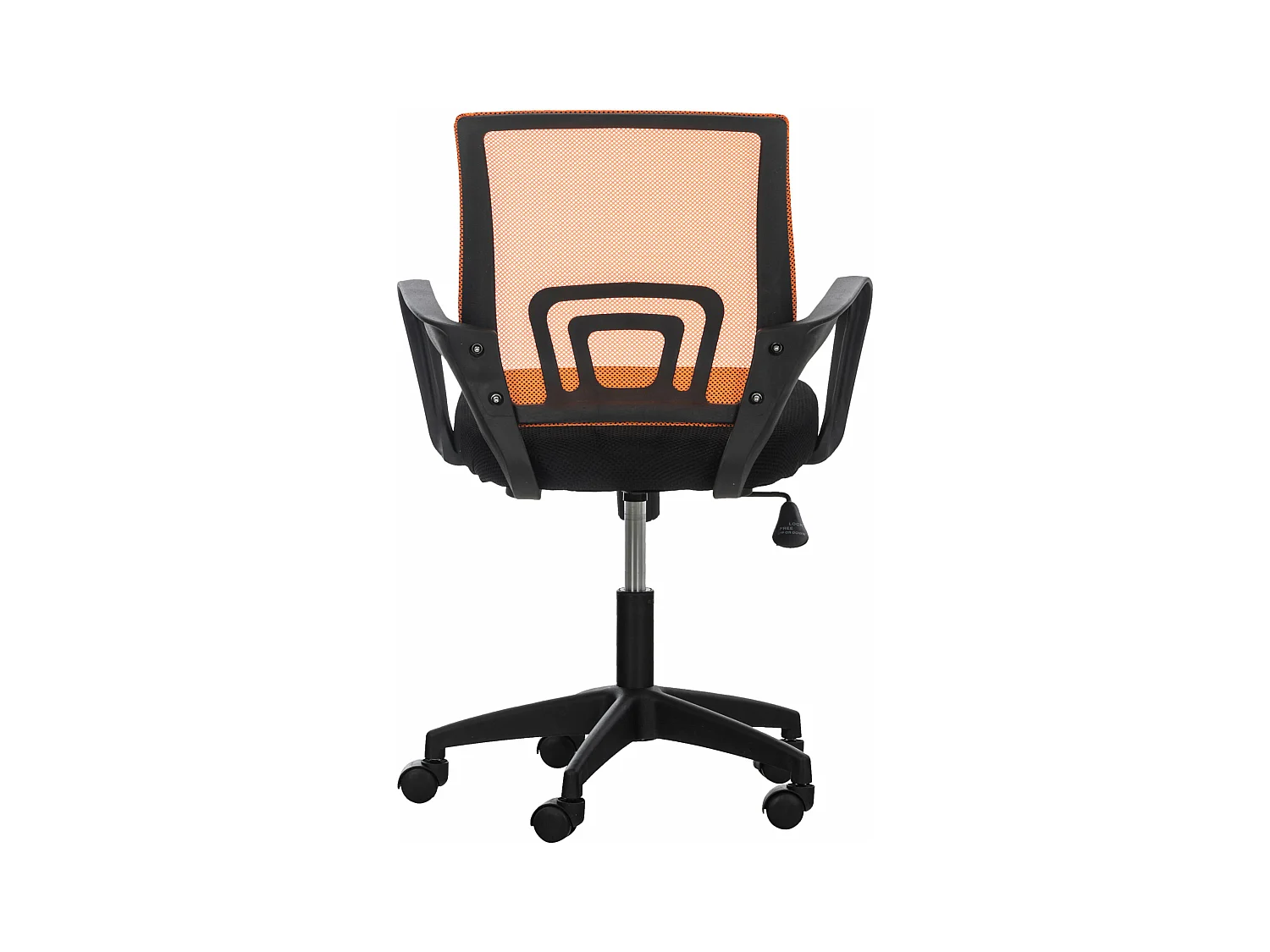 Chaise de bureau - Microfibre & Plastique - Orange - Auburn