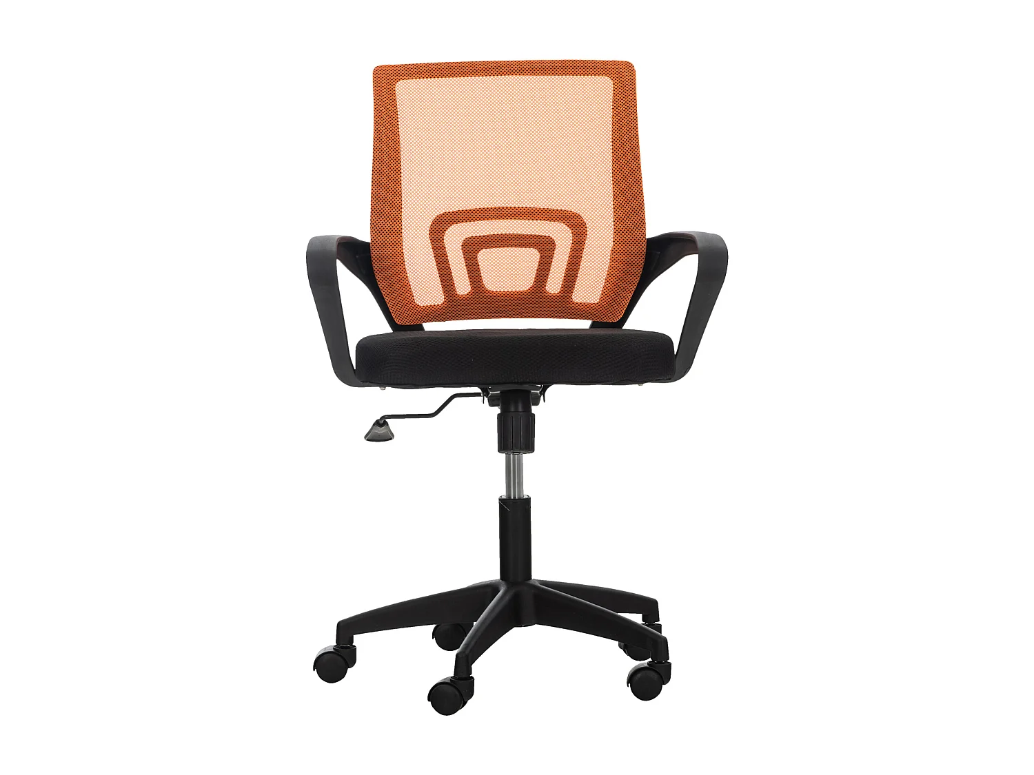 Chaise de bureau - Microfibre & Plastique - Orange - Auburn