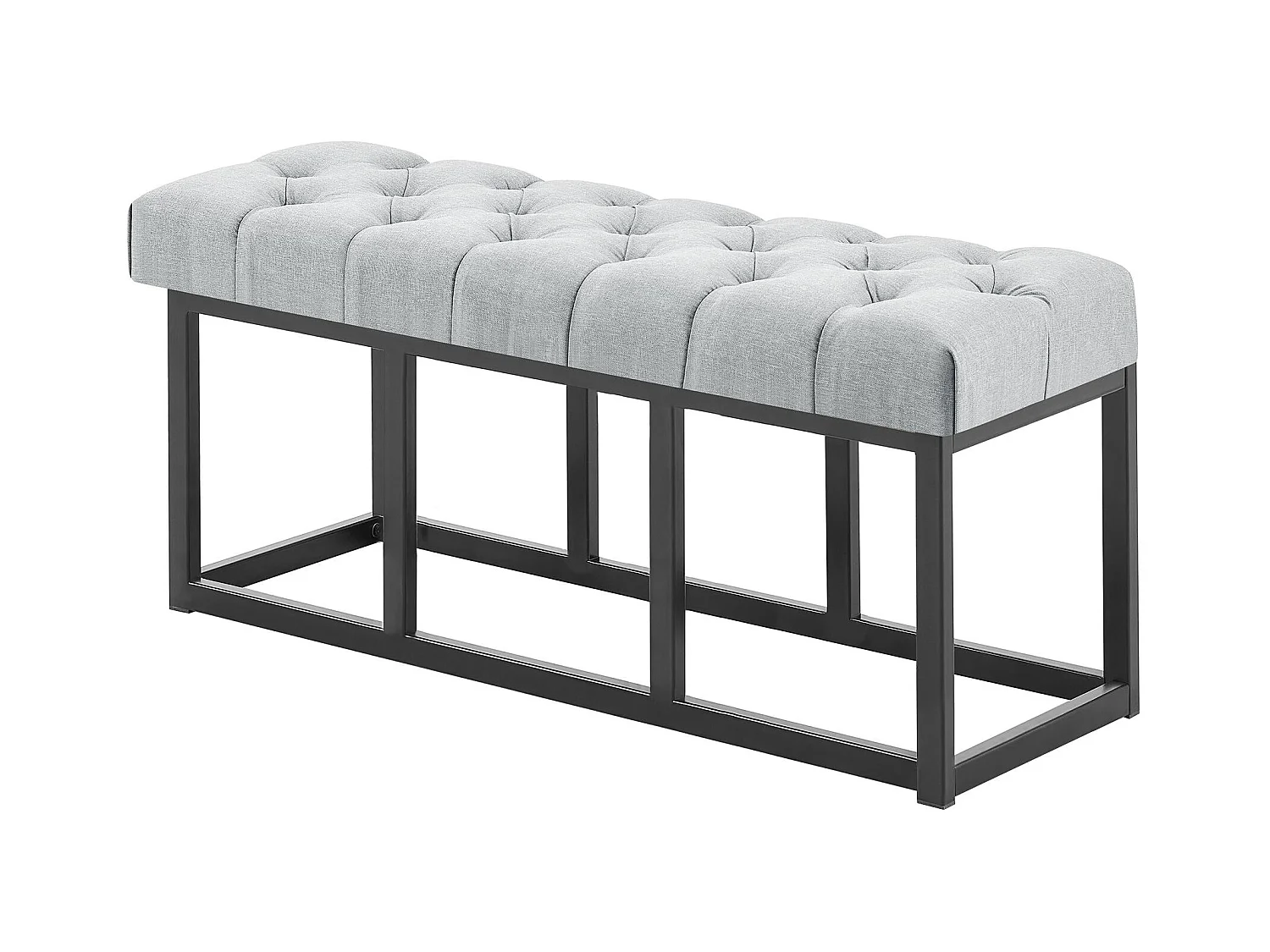 Banquette - Tissu - Gris - Amun