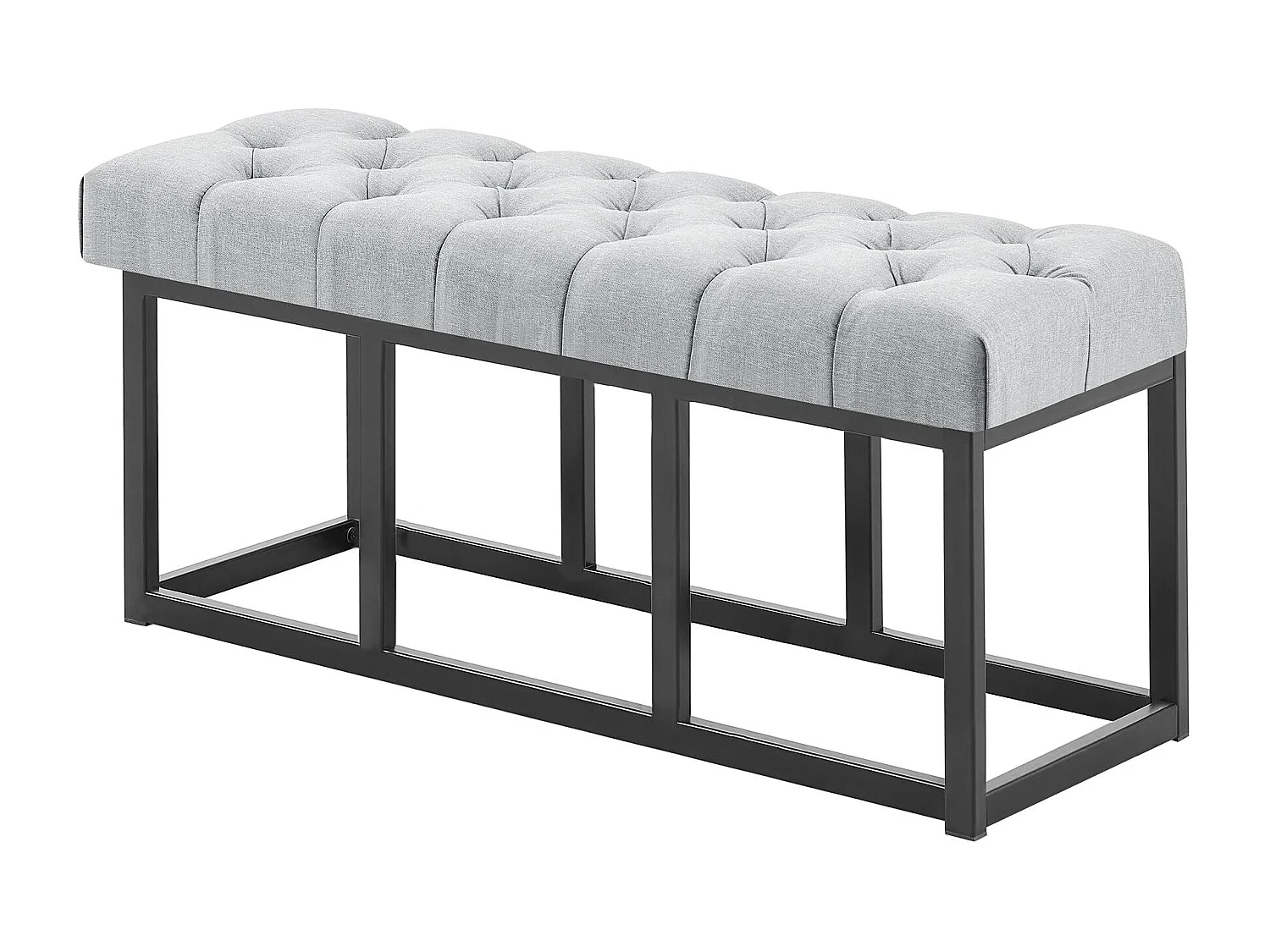 Banquette - Tissu - Gris - Amun