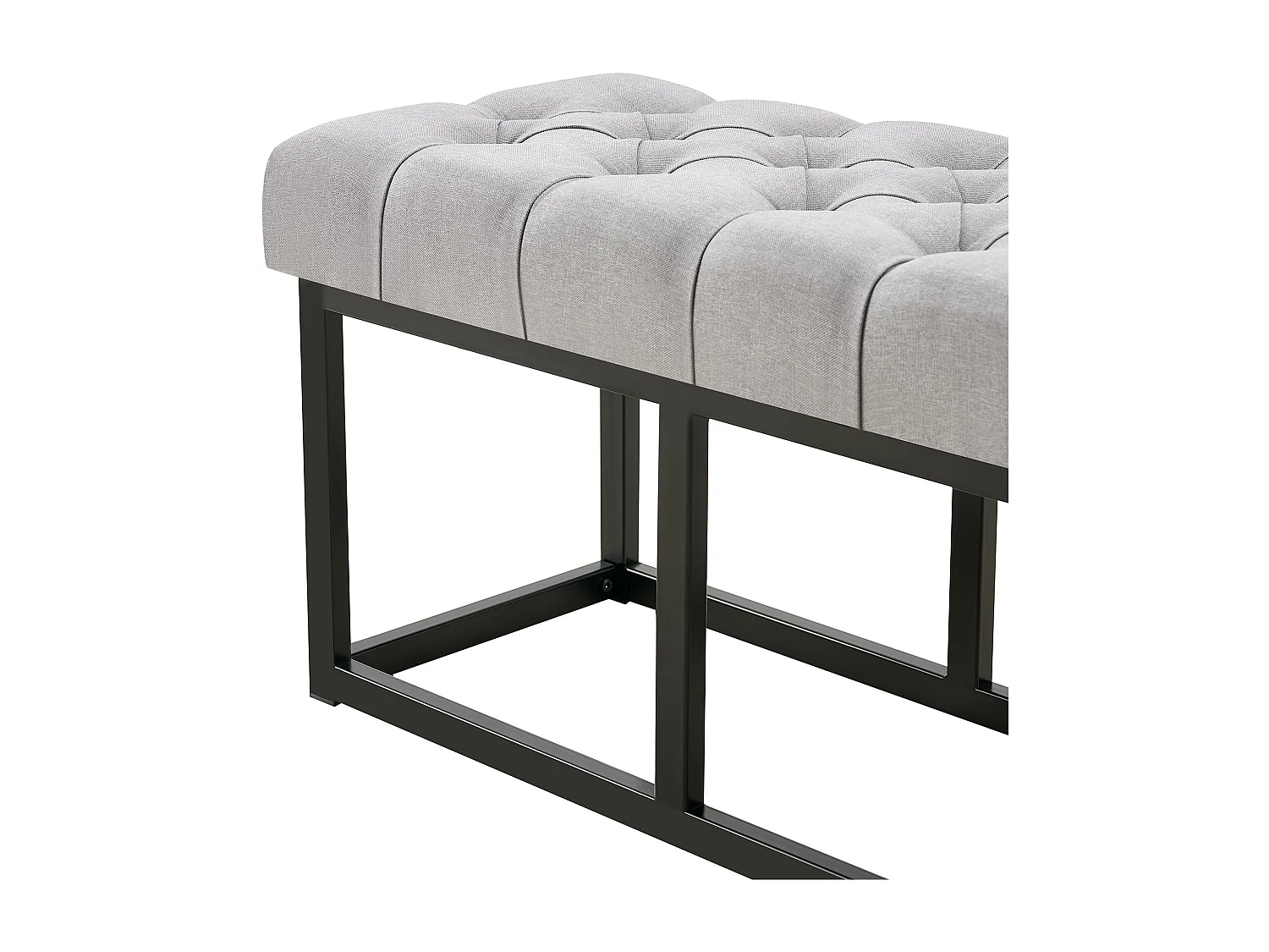 Banquette - Tissu - Gris - Amun