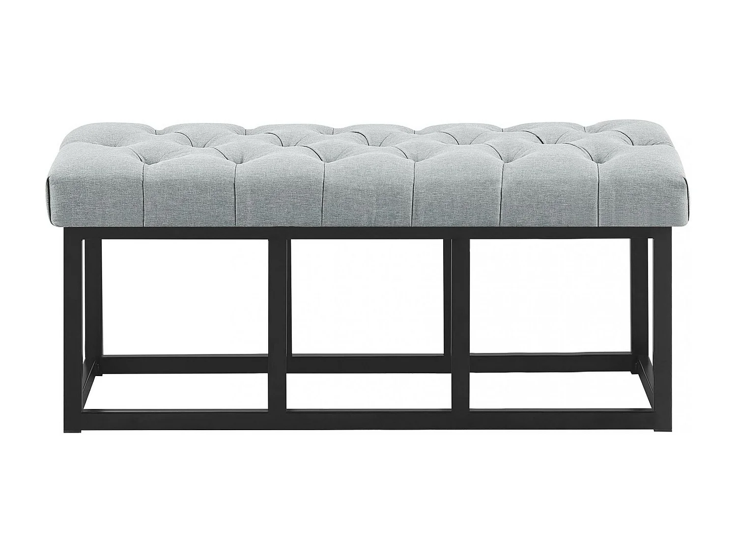 Banquette - Tissu - Gris - Amun