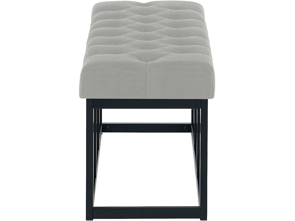 Banquette - Tissu - Gris - Amun