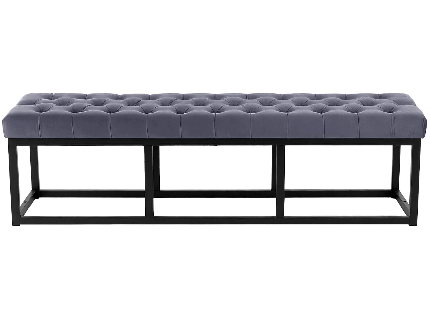 Banquette - Velours - Gris - Polson