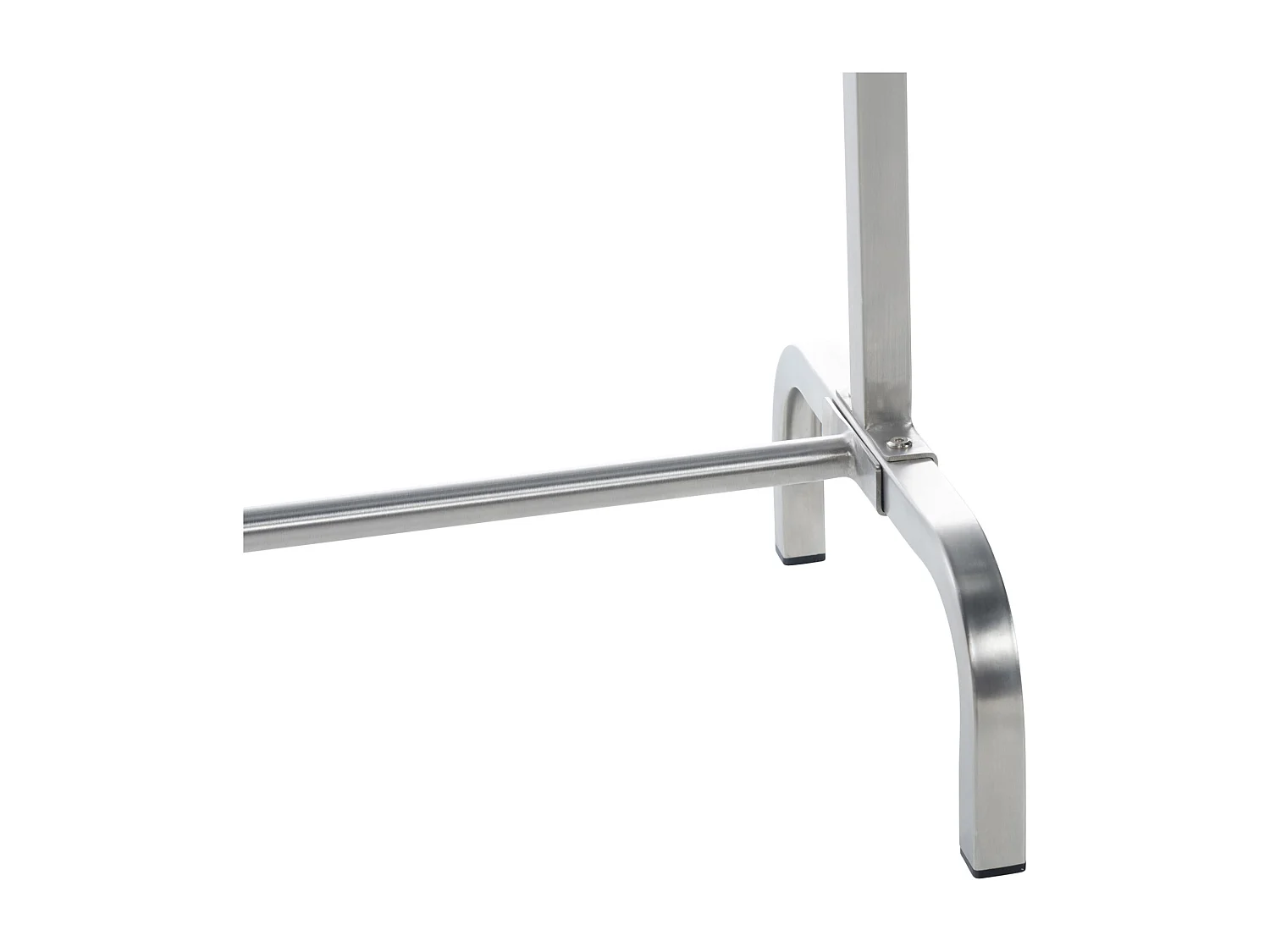 Portant à vêtement - Métal - 150x38x120 cm - Acier inoxydable - Lara