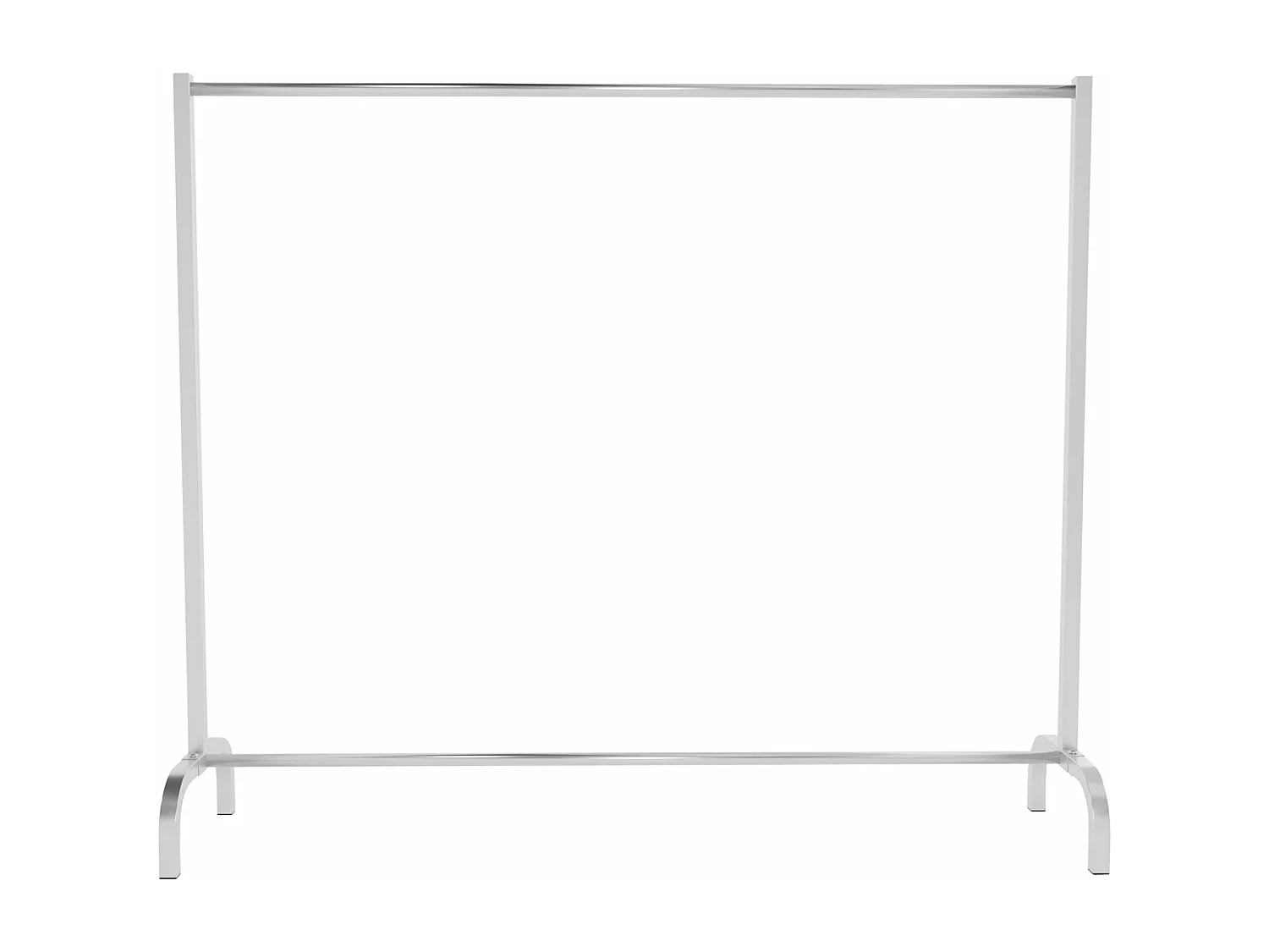 Portant à vêtement - Métal - 150x38x120 cm - Acier inoxydable - Lara