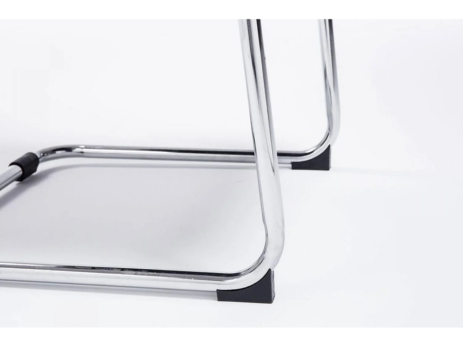 Lot de 2  chaises oscillantes - Similicuir & Nature - Orange - Seattle