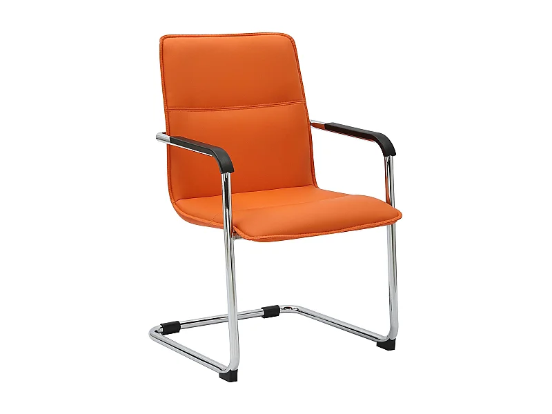 chaises oscillantes - Similicuir - Orange - Seattle