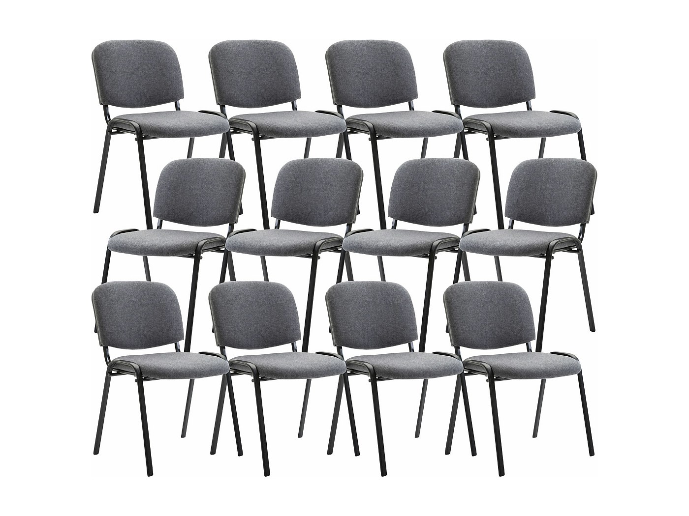 Lot de 4 Chaise Salle à Manger en Similicuir Métal, Chaise Cuisine Moderne, pour Salon