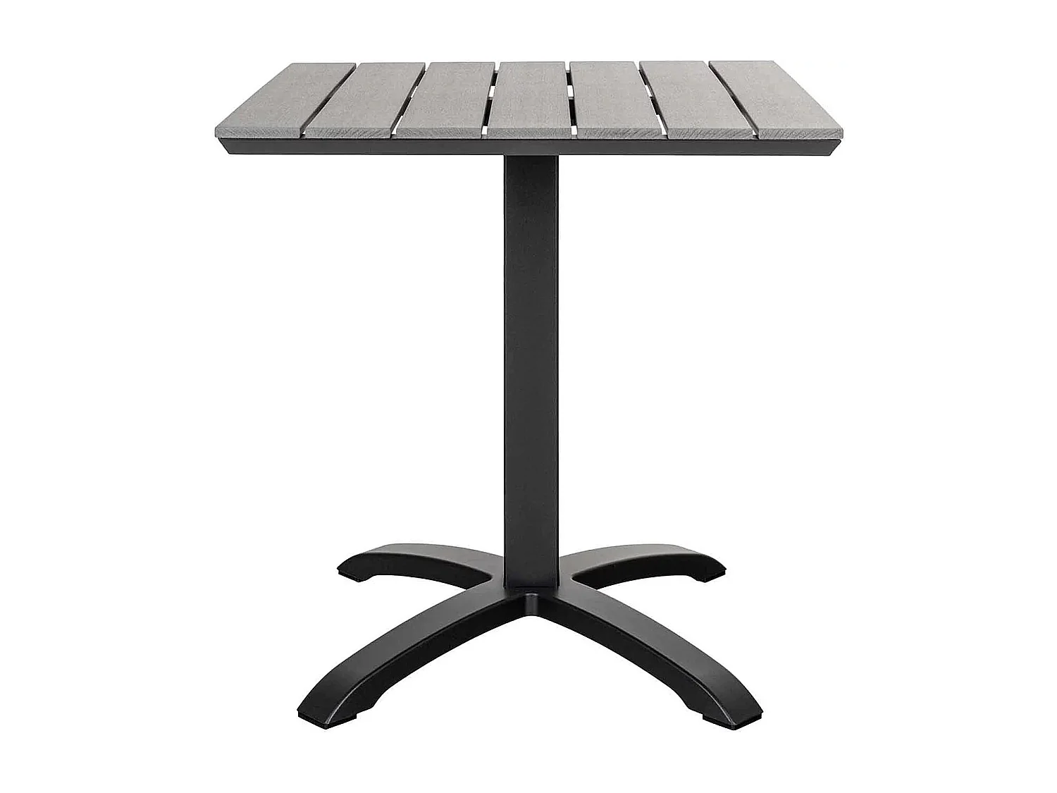 Mesa de exterior cuadrada pequeña CHICAGO de 70 cm