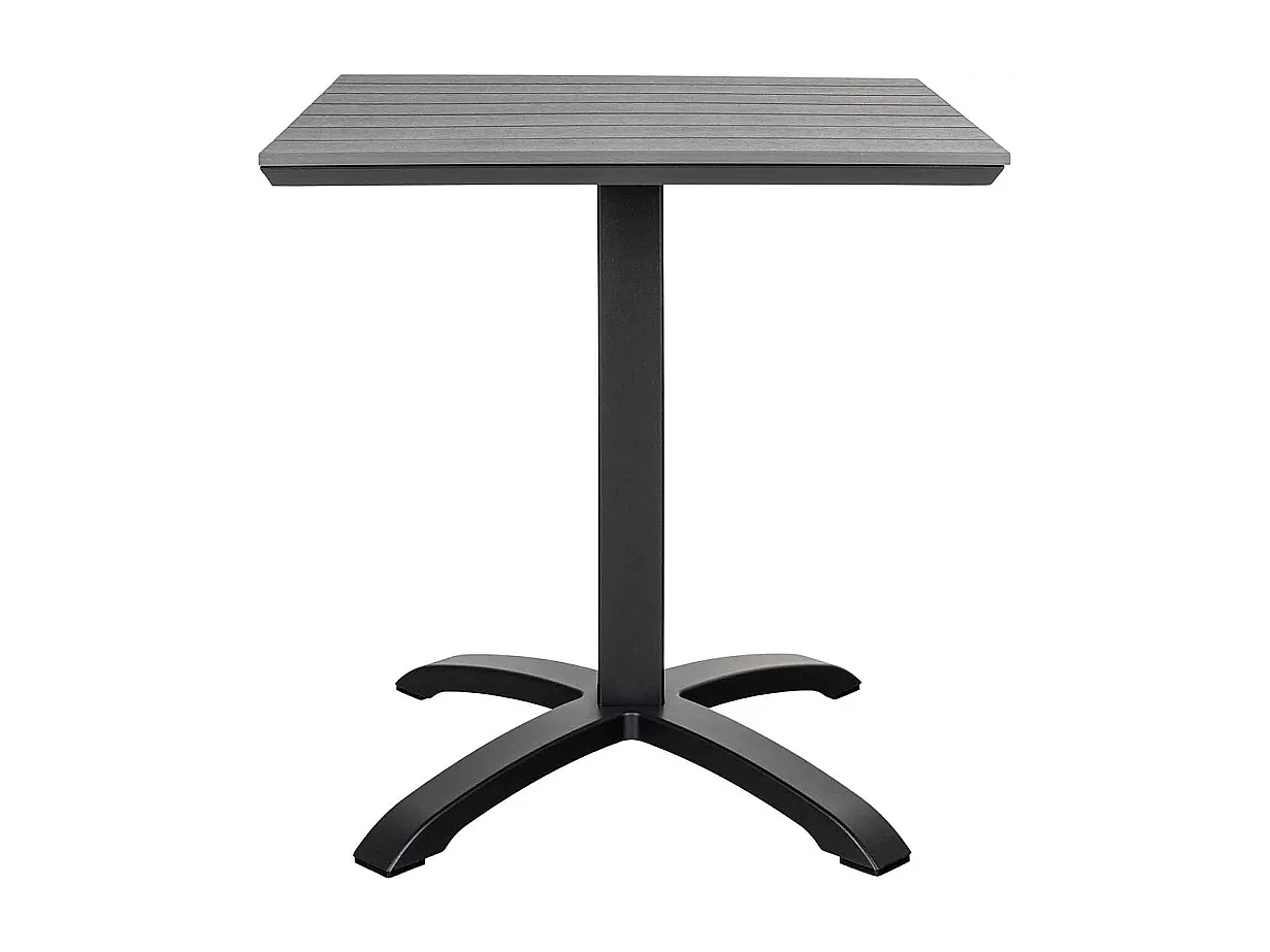 Mesa de exterior cuadrada pequeña CHICAGO de 70 cm