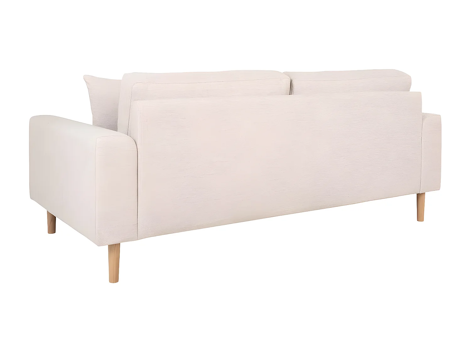 Lido bank 2,5 persoons met 2 kussens zandkleurig.