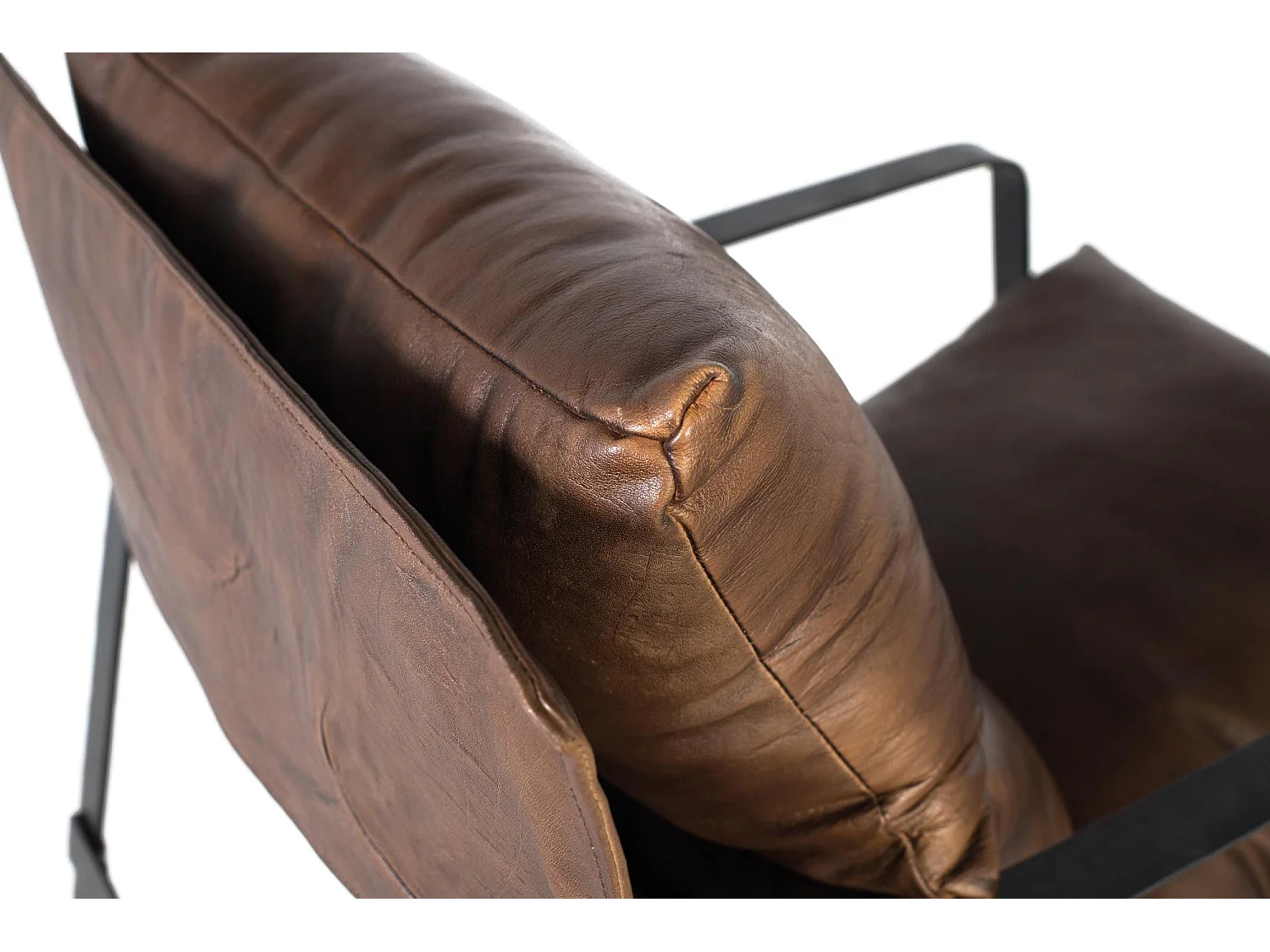 SILLON TAPIZADO PIEL VERDE.Giner y Colomer 80x80x58