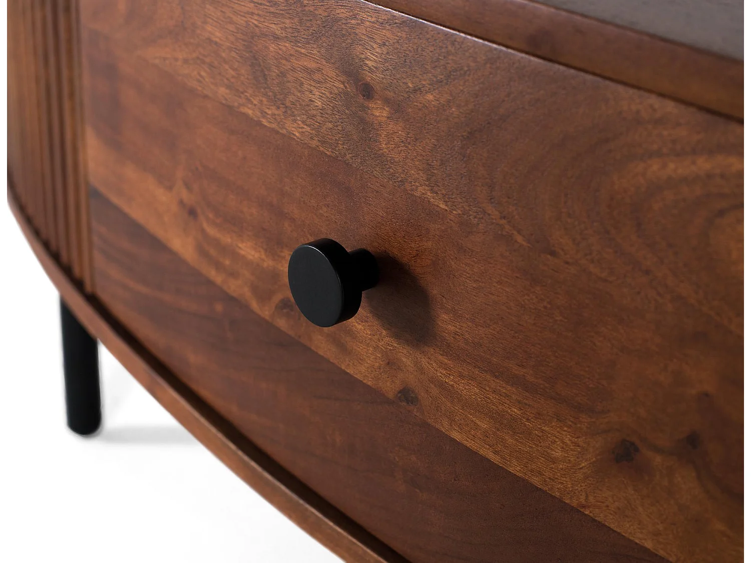 Table basse avec 1 tiroir en bois d'acacia