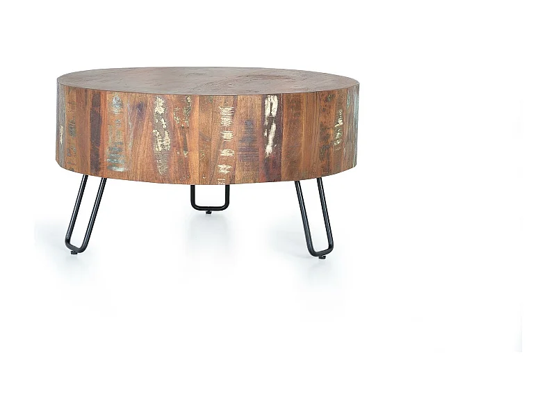 Couchtisch aus recyceltem Holz