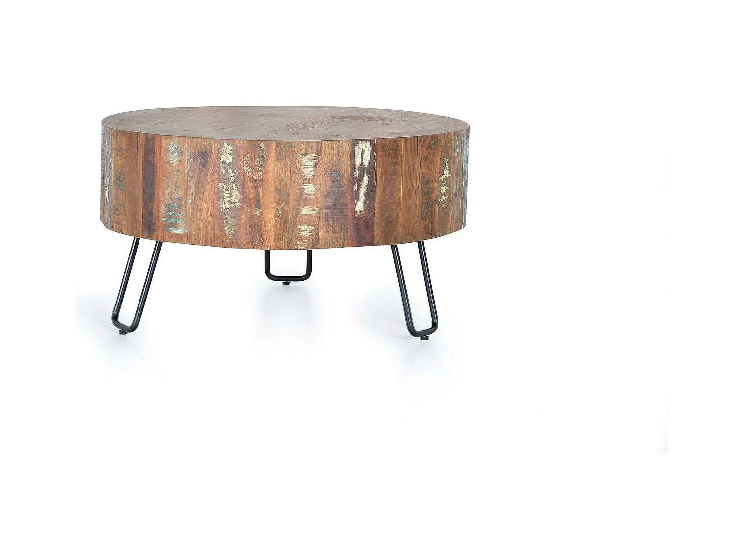Couchtisch aus recyceltem Holz