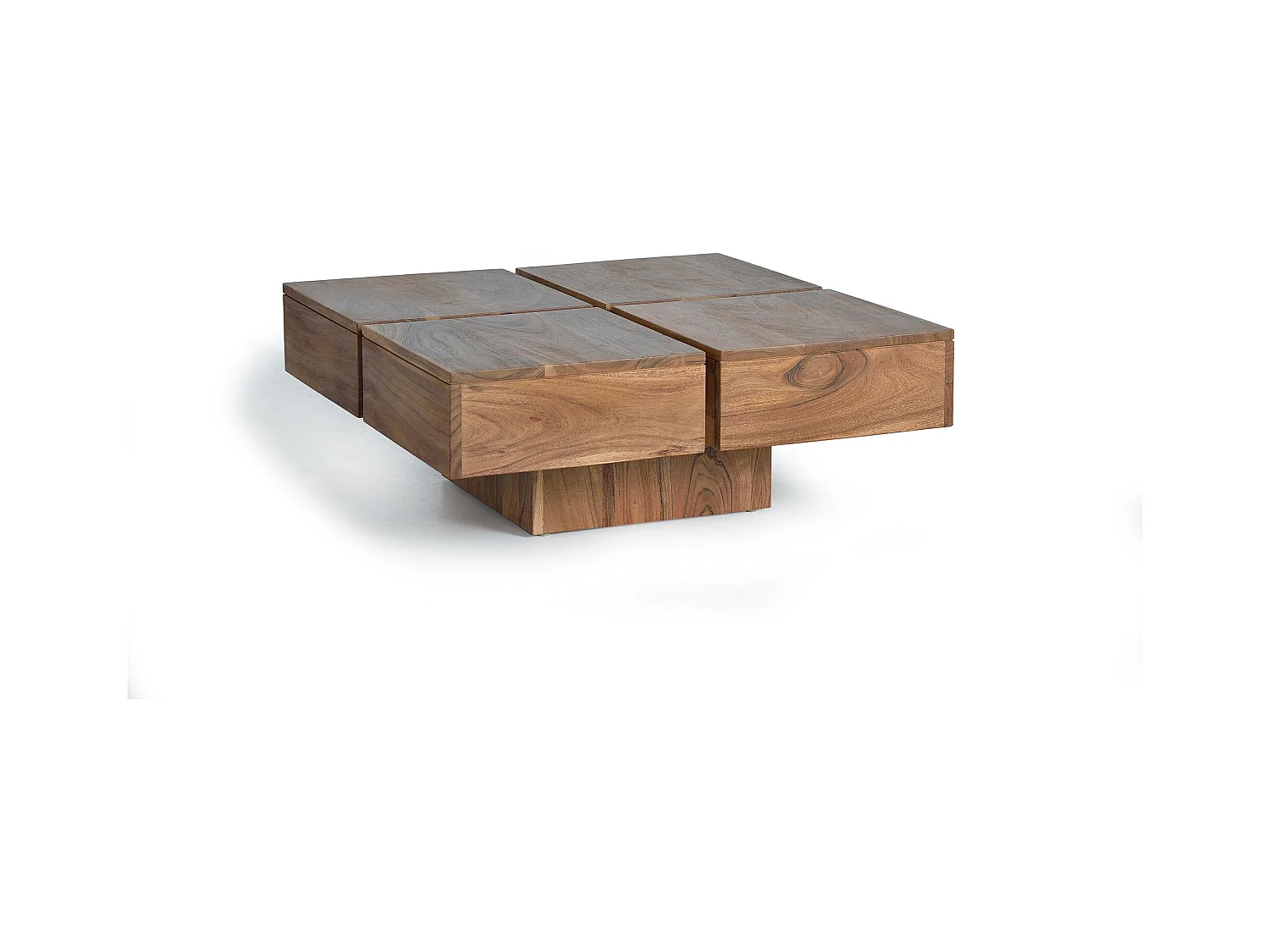 Table basse en bois d'acacia