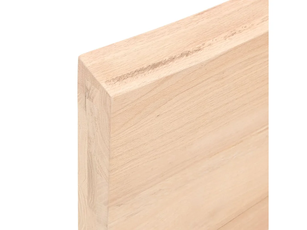 Prateleira de parede 100x50x(2-6)cm carvalho maciço não tratado