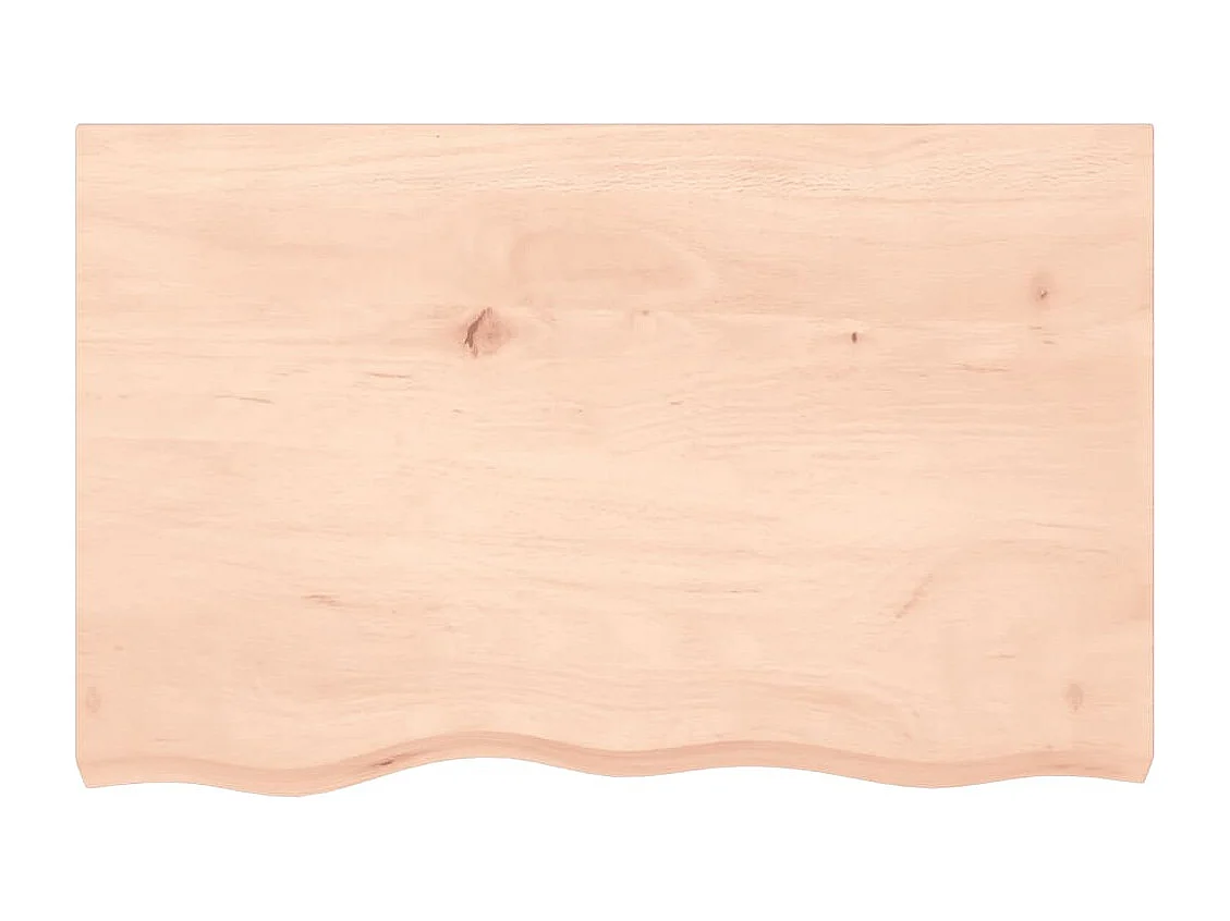 Étagère murale 80x50x2 cm bois de chêne massif non traité